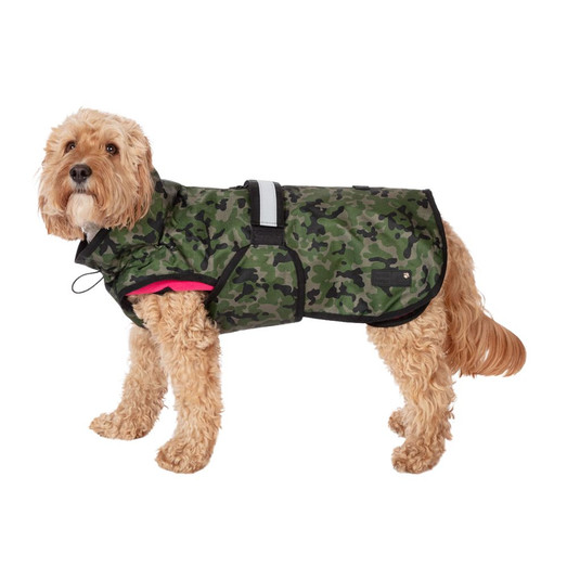 Danish Design 3-In-1 Camo/Pink Dog Coat