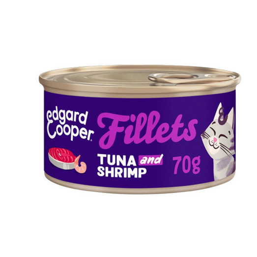 Edgard & Cooper Cat Adult Fillets Tuna/Shrimp 70g