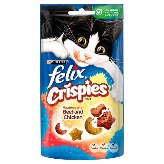 Felix Crispies Beef and Chicken Cat Treats