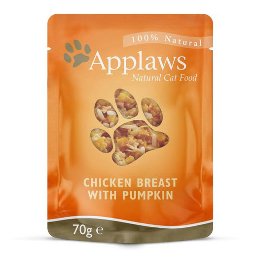 Applaws Chicken Breast & Pumpkin Wet Adult Cat Food Pouch
