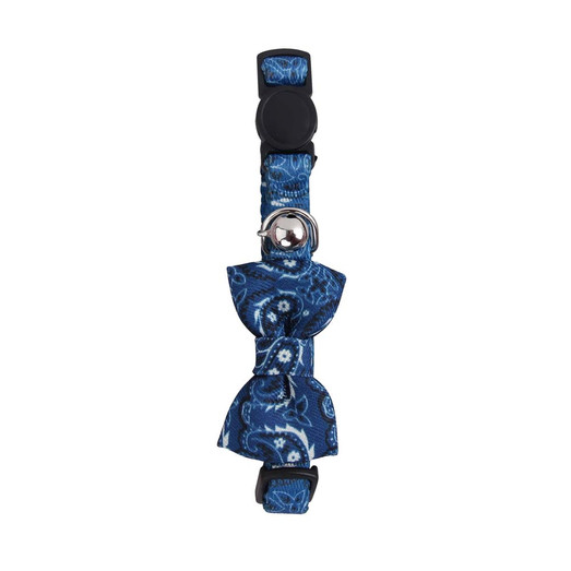Pawise Bow Knot Cat Collar - Blue