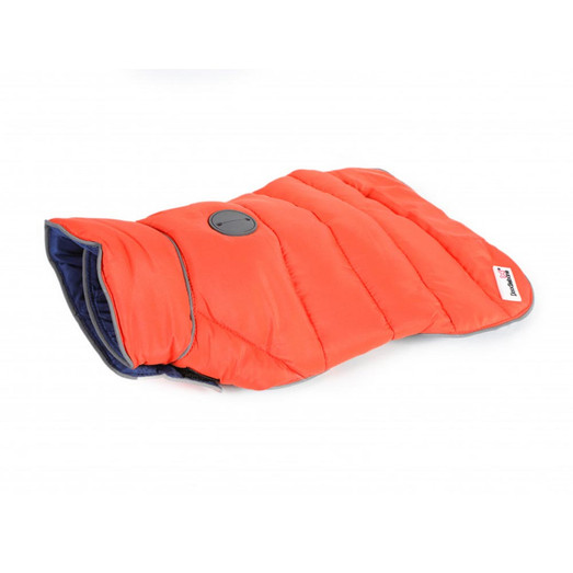 Doodlebone Puffer Jacket Tangerine & Ocean Dog Coat