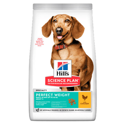 Hills Science Plan Perfect Weight Small Mini Breed Adult Dog Food