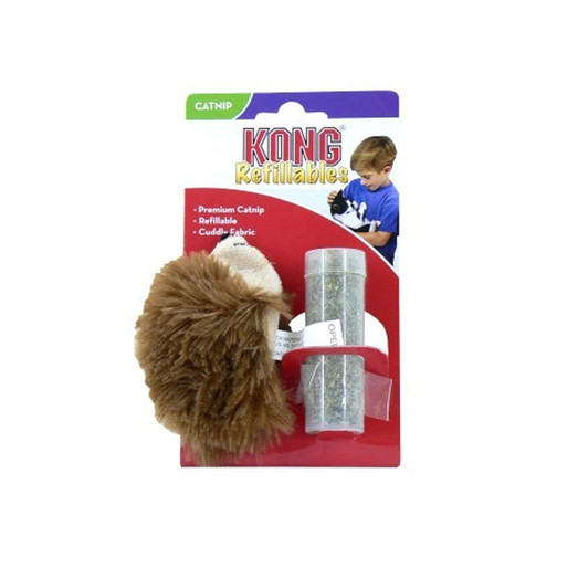 Kong Catnip Refillable Hedgehog Plush Catnip Toy