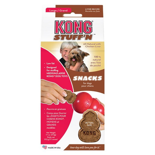 Kong Stuffn Easy Liver Snack Small Dog Treats