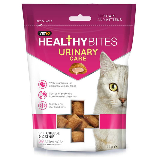 VetIQ Healthy Bites Urinary Care Cheese & Catnip Cat Treats