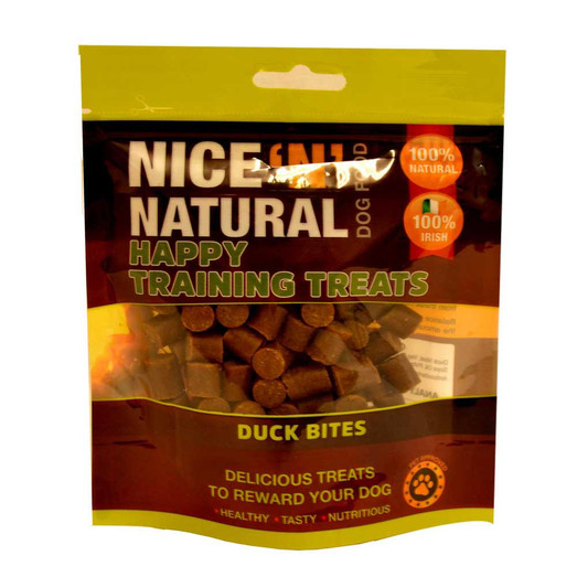 Nice N Natural Happy Training Duck Bites Dog Treats