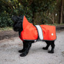 Danish Design Orange 2 In 1 Reflective Dog Coat