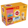 Pedigree Favourites Wet Puppy Dog Food In Jelly Pouch - 12 Pack