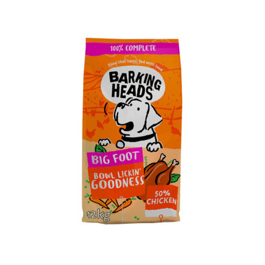 Barking Heads Big Foot Bowl Lickin Goodness Chicken 12kg Dog Food
