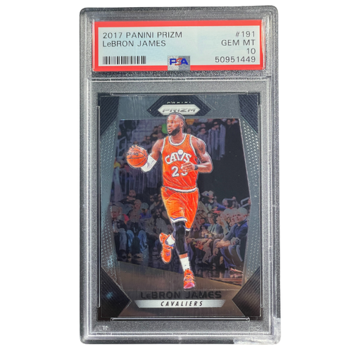 2017 Panini Prizm LeBron James #191 PSA 10