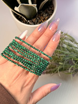 Faceted Malachite Bracelet