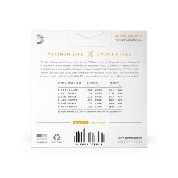 Guitar Strings - Electric - D'Addario - 9 - 46