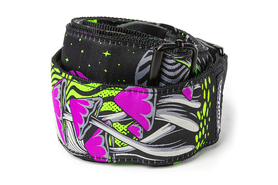 Guitar Strap - Jacquard Night Trip Blacklight