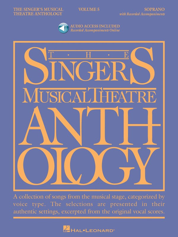 Singers Musical Theatre Anthology  V5 Sop Bk/OLA  Sheet Music Book