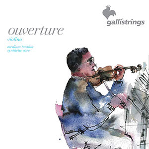 Galli - Ouverture -  Violin 3/4 size strings - Set 4