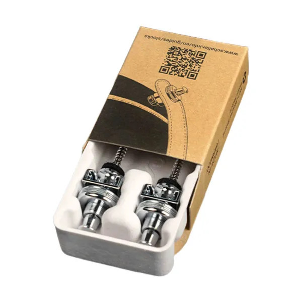 Strap lock - Schaller New Guitar S-Locks (Pair) - Nickel