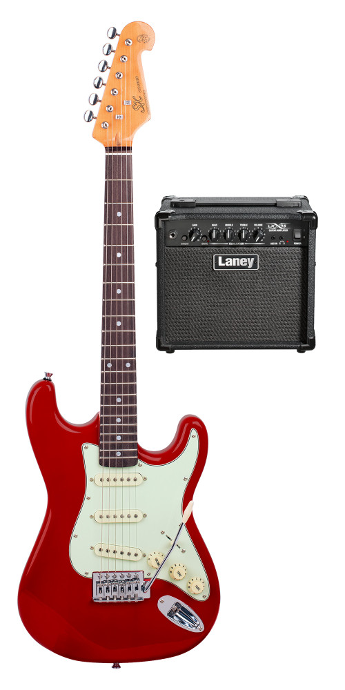 Guitar Electric - 3/4 Vintage style - Candy Apple Red package