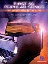 First 50 Popular Songs Easy Piano (Book)