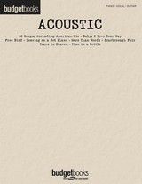 Budget Books Acoustic PVG Sheet Music Book