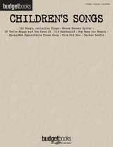 Budget Books Childrens Songs PVG Sheet Music Book