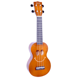 Mahalo - Smiley Art Series Ukulele Brown