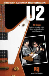 U2 Guitar Chord Songbook Sheet Music Book