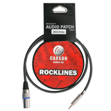 Carson Rocklines - Microphone Headphone Lead 3.5mm Stereo Jack Plug To Xlr