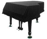 Fitted Cover For Grand Piano - Black GP5