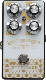 A versatile boost pedal with masses of headroom designed to help you push your amp harder and cut through any mix. Ideal for stacking either before or after other gain pedals on your board. Buffered bypass. Powered by a 9 volt battery or AC adaptor (RPC91).