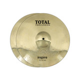 Cymbal 13" Inspire Hi-Hat Pair. Total Percussion.