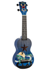 Ukulele - Mahalo - Art Series - Ninja. Blue