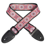 Guitar Strap - XTR - Mandala Art Series - Pink / blue