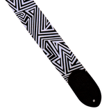 Lm 2 Inch "Angles" Poly Webbing Guitar Strap