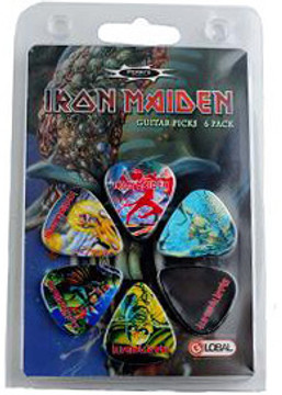 Iron Maiden Licensed Guitar Pick Packs 6-Pack