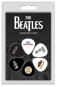 The Beatles Licensed Guitar Pick Packs 6-Pack