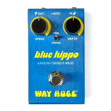 Way Huge - Smalls Blue Hippo Analog Chorus Guitar Effects Pedal
