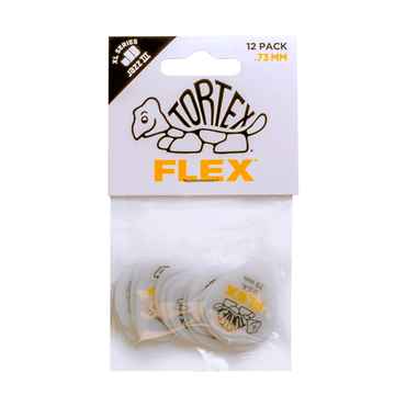 Jim Dunlop - Tortex Flex Jazz Iii Xl Guitar Pick Players Pack. 73mm.