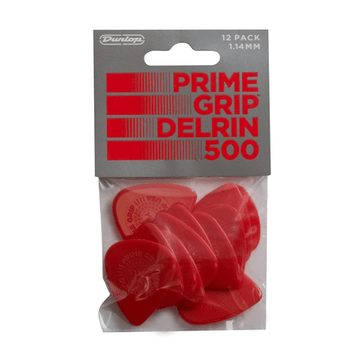Jim Dunlop - Prime Grip Delrin 500 Guitar Pick Players Pack 1.14mm.