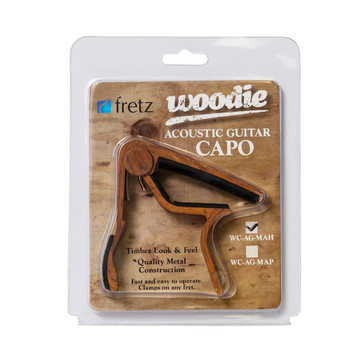 Guitar Capo - Mahogany Fretz Woodie Acoustic Wood Look