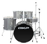 Drum kit _ DXP - Silver Glitter sparkle