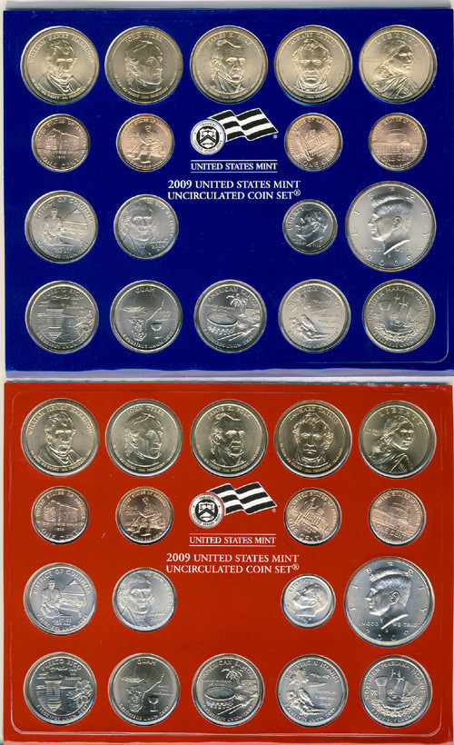 新品&数センチ使用★ mt クリスマスドット　4本セット　茶芯レア　2009年 2009 Mint Set U.S. Mint Uncirculated Coins