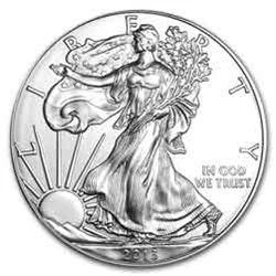 2013 American Silver Eagle, the only prior year issued with an enhanced uncirculated finish