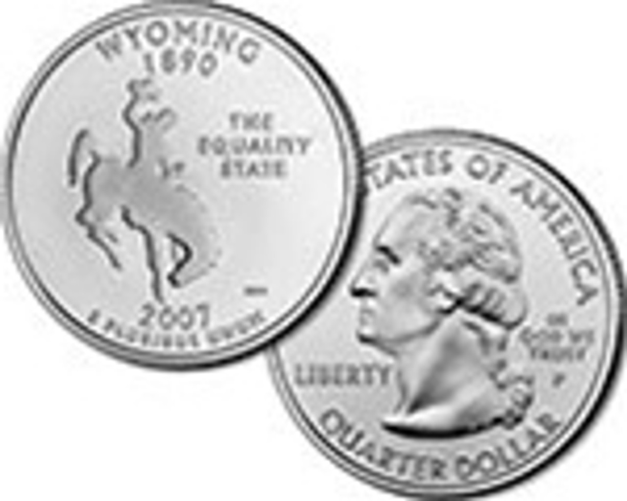 Wyoming State Quarter 2007-D Statehood Quarters For Sale