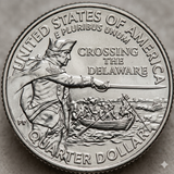 Washington Crossing the Delaware Quarter
