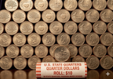 $10 State Quarter Rolls