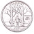 Vermont State Quarter 2001-P