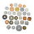 Odd Shaped Coins: A Set of 30 Different Coins from Around the World