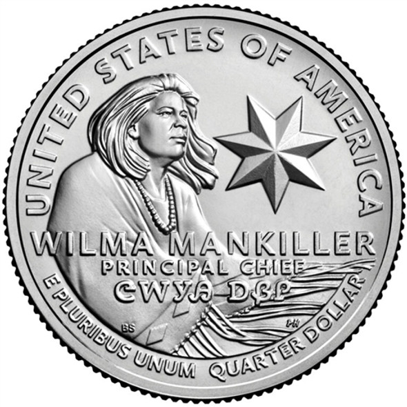 2022-D Wilma Mankiller Quarter