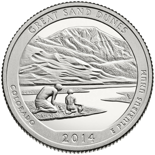 2014-S Great Sand Dunes National Park Quarter